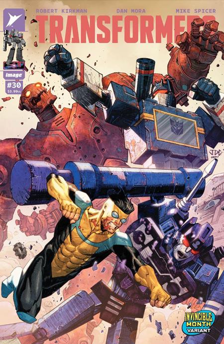 TRANSFORMERS #30 CVR F JOSH CASSARA INVINCIBLE TEAM UP VAR East Coast Comics