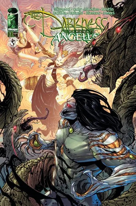 DARKNESS VS ANGELUS (ONE SHOT) CVR A GIUSEPPE CAFARO & ARIF PRIANTO East Coast Comics