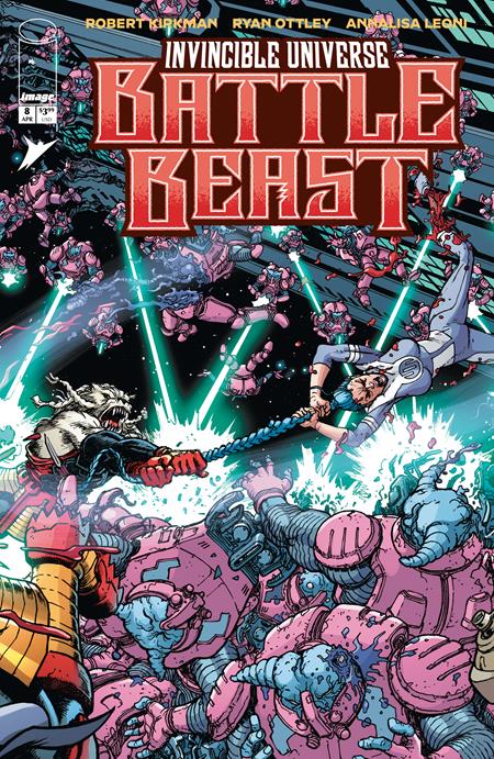 INVINCIBLE UNIVERSE BATTLE BEAST #8 CVR C INC 1:10 CHRIS BURNHAM & BRIAN REBER VAR East Coast Comics