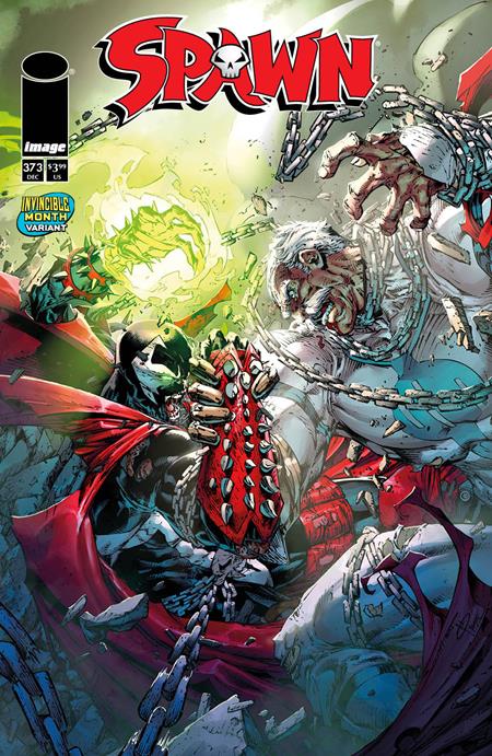 SPAWN #373 CVR C BRETT BOOTH INVINCIBLE TEAM UP VAR East Coast Comics
