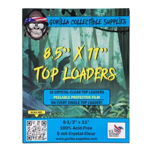 8.5x11 Print Toploaders Gorilla Supplies