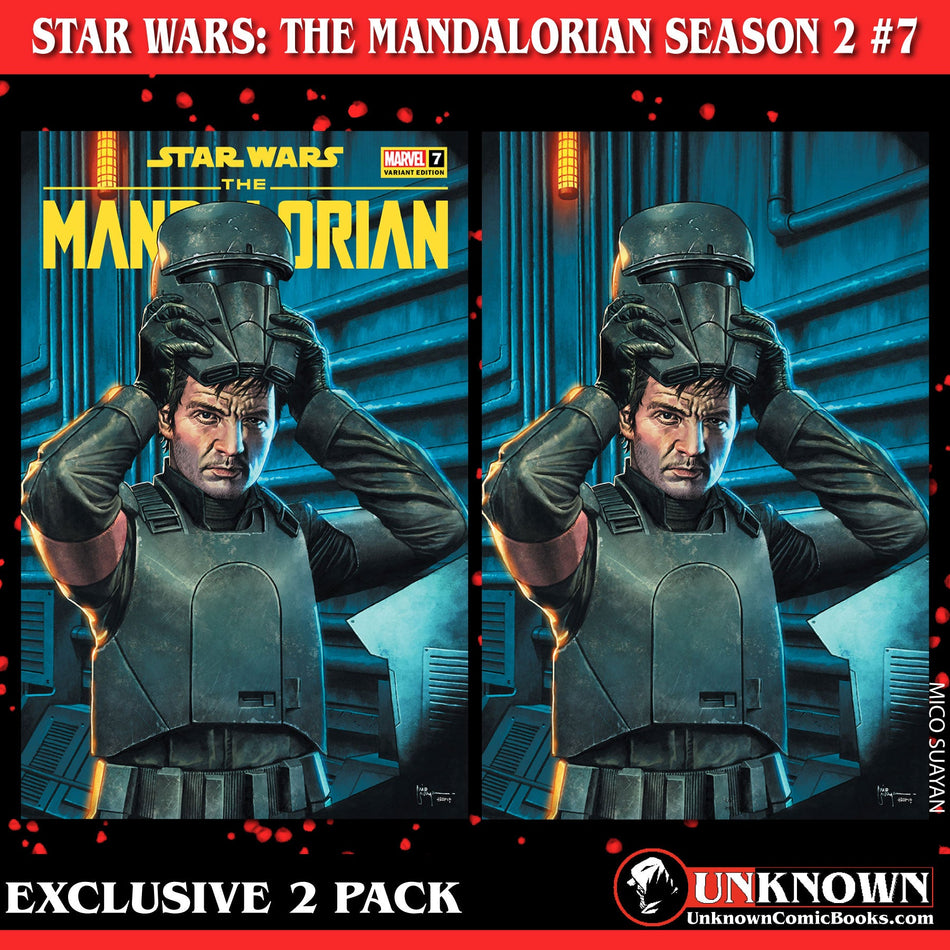 [2 Pack] Star Wars: The Mandalorian Season 2 #7 Unknown Comics Mico Suayan Exclusive Var (12/27/2023)