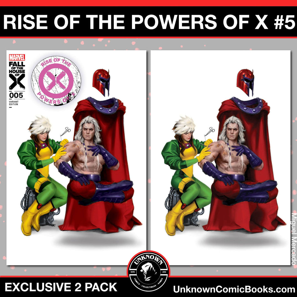 [2 Pack] Rise Of The Powers Of X #5 Unknown Comics Miguel Mercado Exclusive Var [Fhx] (05/29/2024)