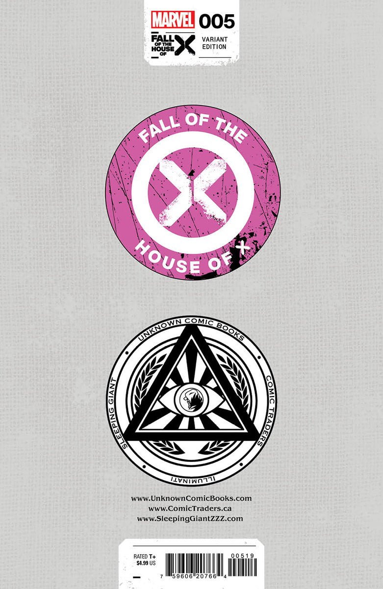 [2 Pack] Fall Of The House Of X 5 Unknown Comics Miguel Mercado Exclusive Var [Fhx] (05/22/2024) - East Coast Comics