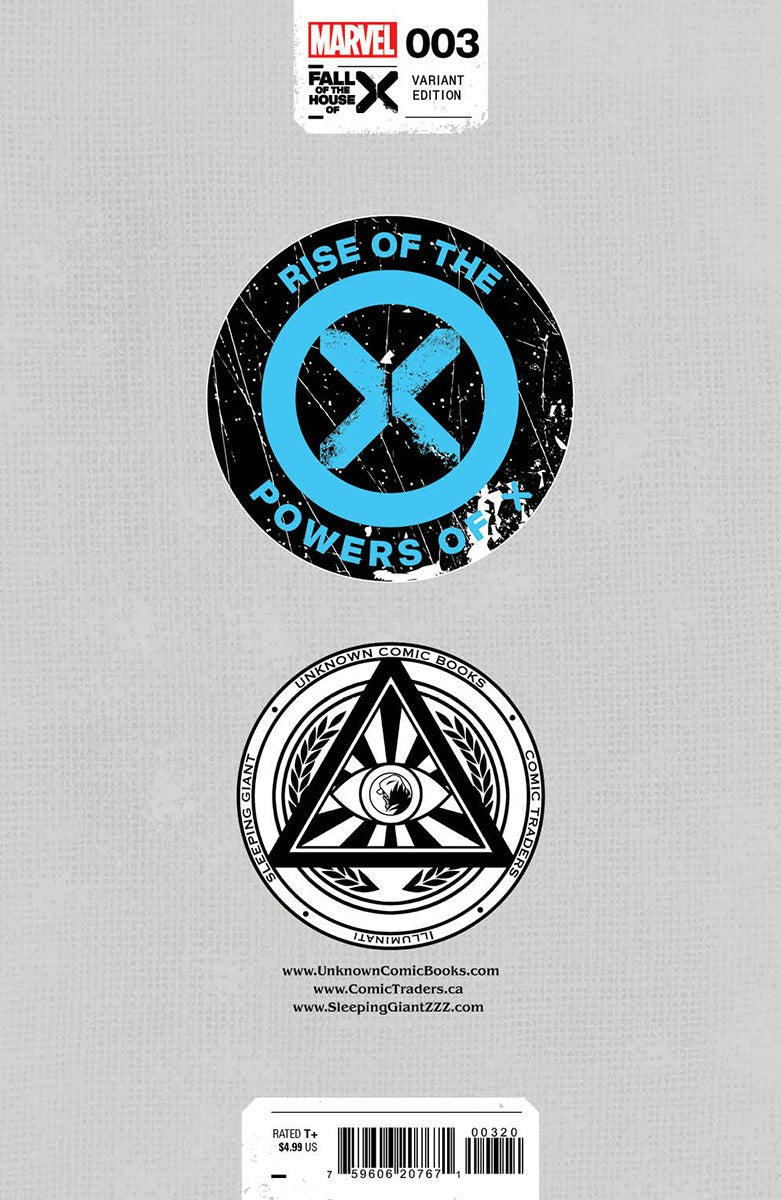 [2 Pack] Rise Of The Powers Of X 3 Unknown Comics Ejikure Exclusive Connecting Var [03/27/2024] - East Coast Comics