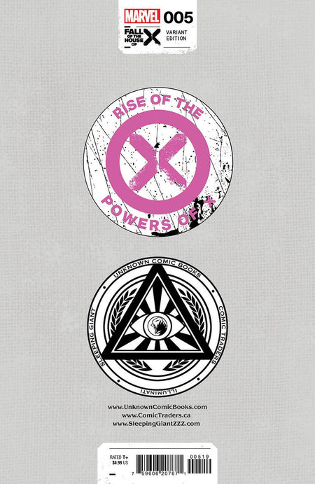 [2 Pack] Rise Of The Powers Of X 5 Unknown Comics Miguel Mercado Exclusive Var [Fhx] (05/29/2024) - East Coast Comics