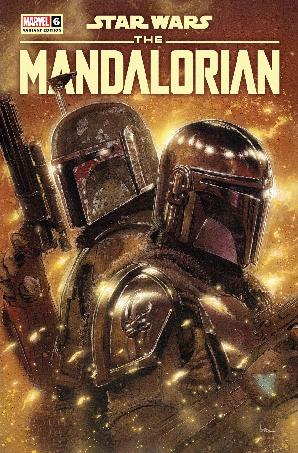 [2 Pack] Star Wars: The Mandalorian Season 2 6 Unknown Comics Kaare Andrews Exclusive Var (11/15/2023) - East Coast Comics