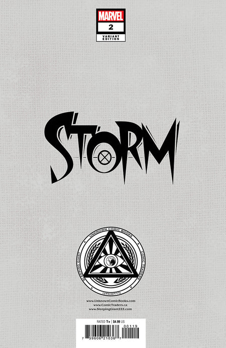 [2 PACK] STORM 2 UNKNOWN COMICS NATHAN SZERDY EXCLUSIVE VAR (11/20/2024) - East Coast Comics
