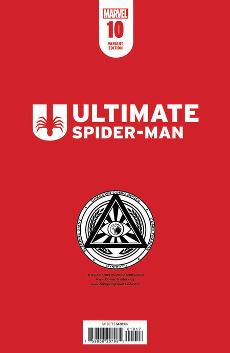[2 PACK] ULTIMATE SPIDER - MAN 10 UNKNOWN COMICS MIGUEL MERCADO EXCLUSIVE VAR (10/16/2024) - East Coast Comics