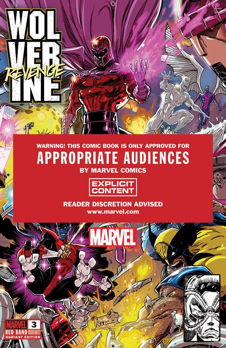 [2 PACK] WOLVERINE REVENGE 3 RED BAND UNKNOWN COMICS KAARE ANDREWS CONNECTING COVER EXCLUSIVE VAR [POLYBAGGED] EXPLICIT CONTENT (10/30/2024) - East Coast Comics