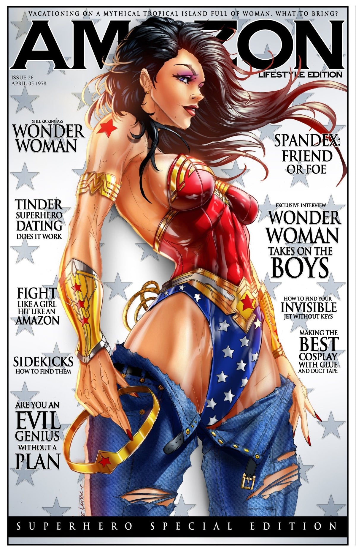 2023 Amazon Princess Magazine Cosplay Variant Comic - East Coast Comics