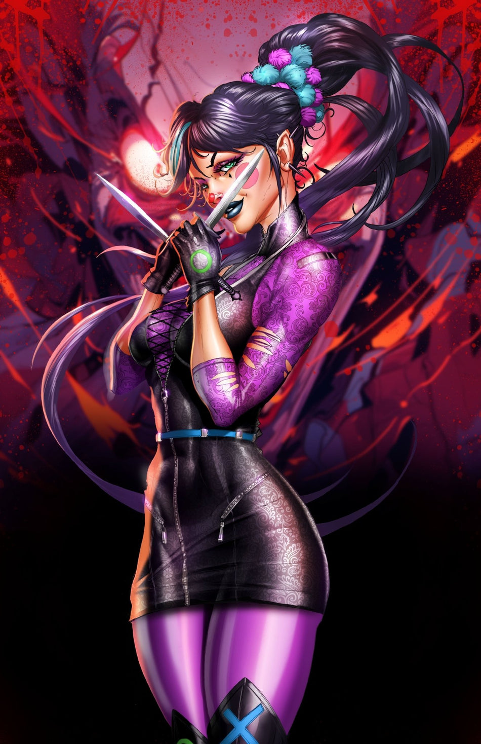 2023 Black Friday Purple Princess Cosplay Metal Comic Variant - East Coast Comics