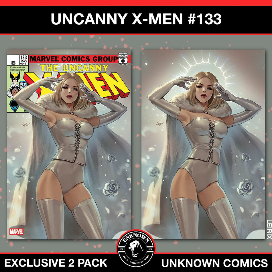 [2 PACK] Uncanny X-Men #133 Facsimile Unknown Comic Leirix Exclusive Var (03/12/2025)