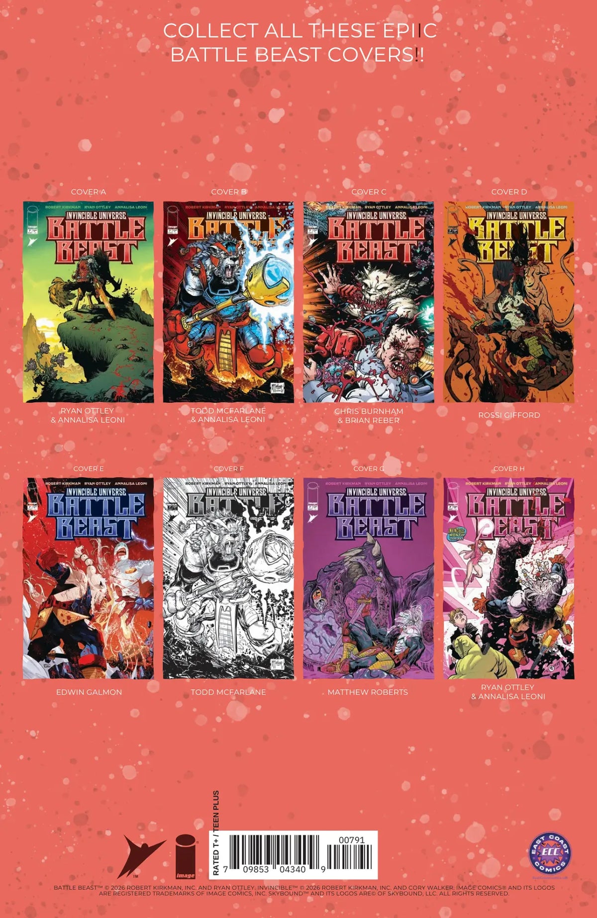 INVINCIBLE UNIVERSE BATTLE BEAST #7 - ECC IVAN TAO Exclusive (03/18/2026) East Coast Comics