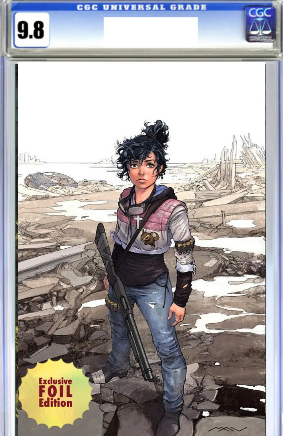 White Sky #1 2ND Print - ECC Exclusive Virgin FOIL East Coast Comics