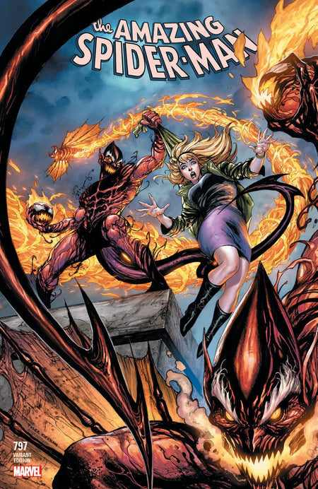 [4 PACK] AMAZING SPIDER - MAN 797, 798, 799, 800 UNKNOWN COMICS CONNECTING COVERS KIRKHAM 2018 - East Coast Comics