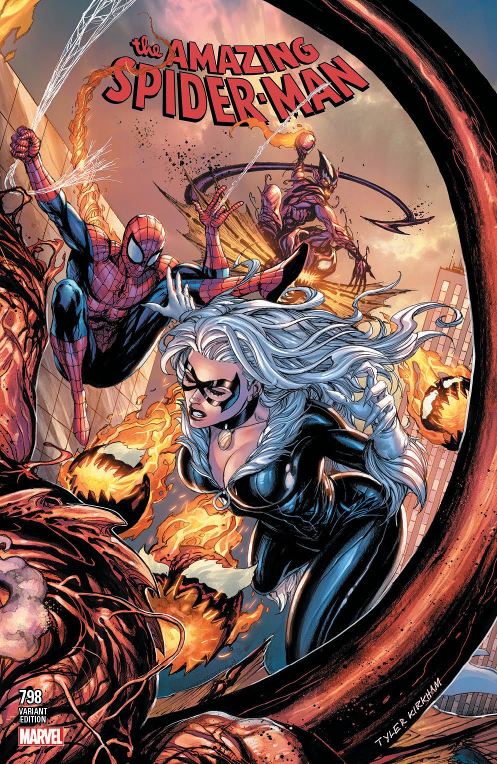 [4 PACK] AMAZING SPIDER - MAN 797, 798, 799, 800 UNKNOWN COMICS CONNECTING COVERS KIRKHAM 2018 - East Coast Comics