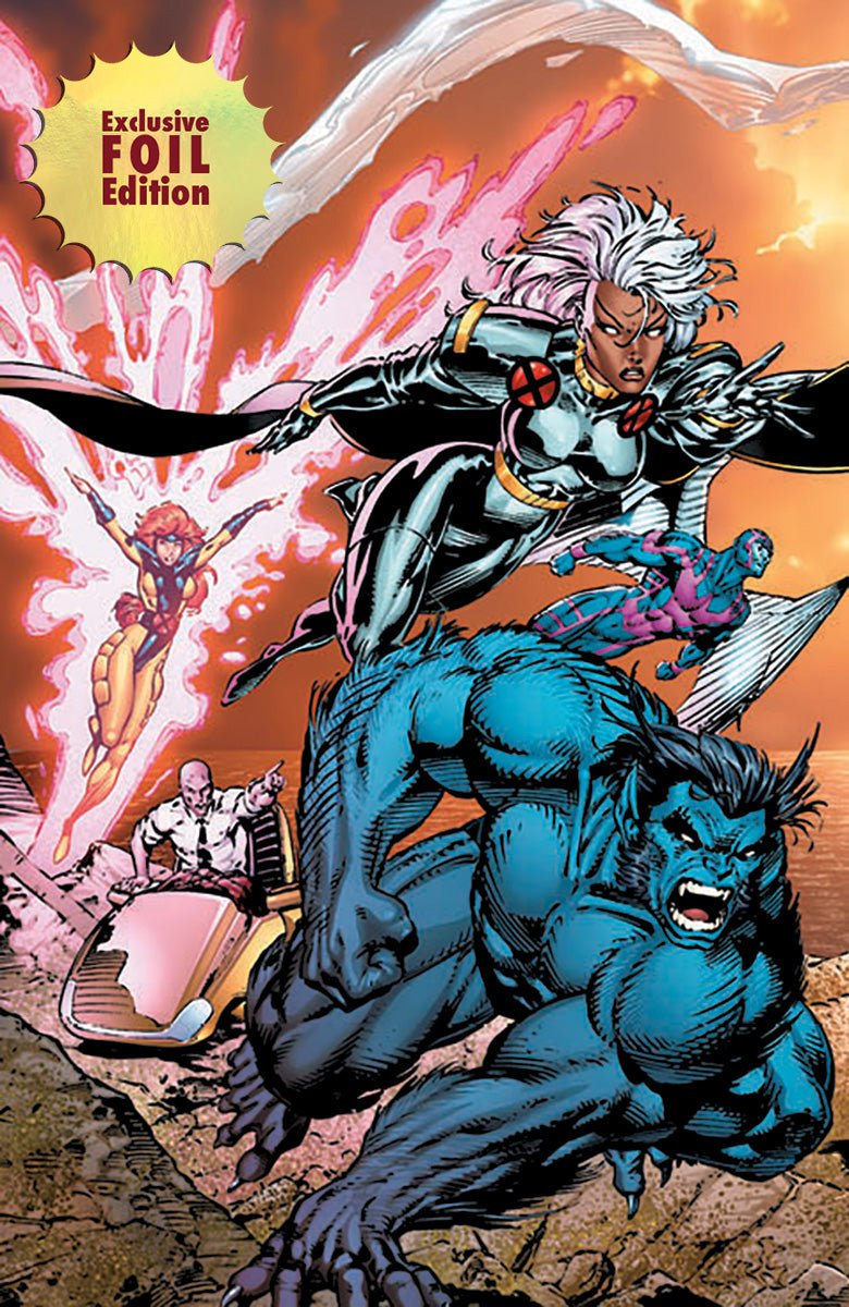 [4 PACK 🚨 Limited Edition! 🚨] [FOIL] X - Men 1991 1 Facsimile Edition Unknown Comics Jim Lee Exclusive Connecting Cover PREMIUM Var (02/12/2025) - East Coast Comics