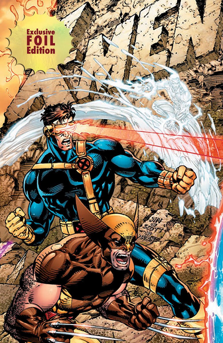 [4 PACK 🚨 Limited Edition! 🚨] [FOIL] X - Men 1991 1 Facsimile Edition Unknown Comics Jim Lee Exclusive Connecting Cover PREMIUM Var (02/12/2025) - East Coast Comics