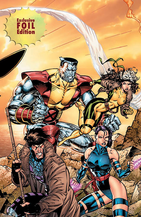 [4 PACK 🚨 Limited Edition! 🚨] [FOIL] X - Men 1991 1 Facsimile Edition Unknown Comics Jim Lee Exclusive Connecting Cover PREMIUM Var (02/12/2025) - East Coast Comics