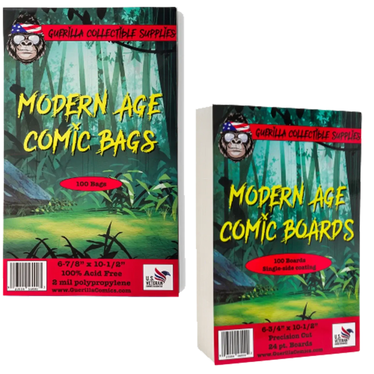 PREMADE Modern Age Boards & Bags (100 COUNT) Gorilla Supplies