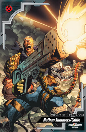 INGLORIOUS X-FORCE #1 GEOFF SHAW X-MEN TRADING CARD VARIANT (01/21/2026)