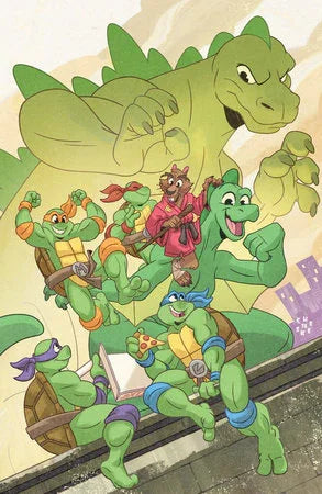 Teenage Mutant Ninja Turtles x Godzilla #1 Variant RI (50) (Galloway Full Art)[1:50]