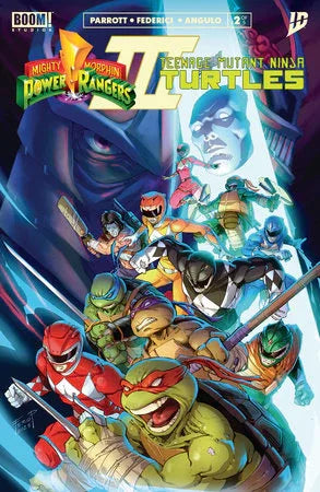 Mighty Morphin Power Rangers/Teenage Mutant Ninja Turtles III #2 F 1:25 INCV (Dressed, Pe)[1:25]