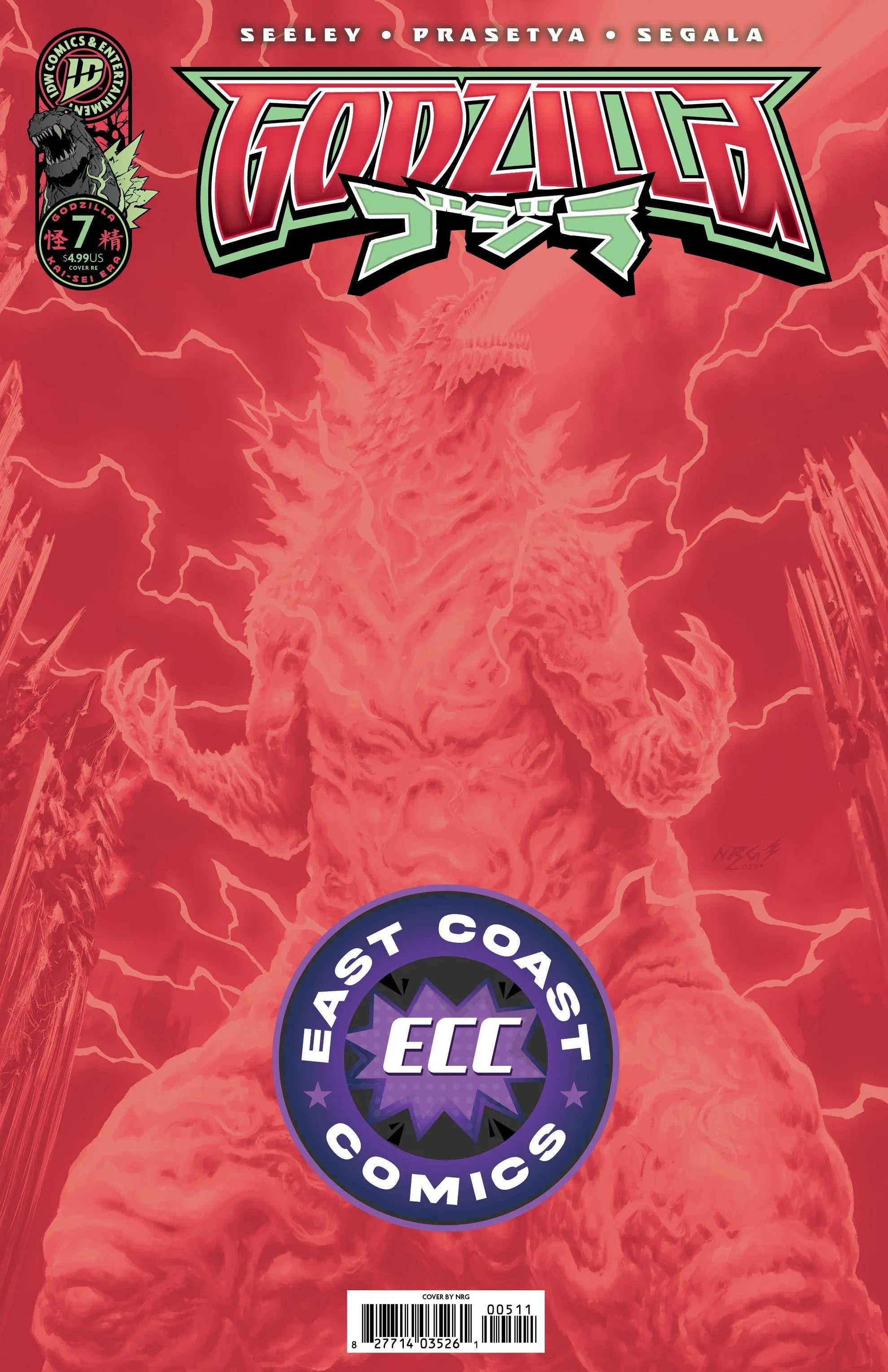 Godzilla ECC NRG Exclusive Virgin FOIL Comic Book – East Coast Comics