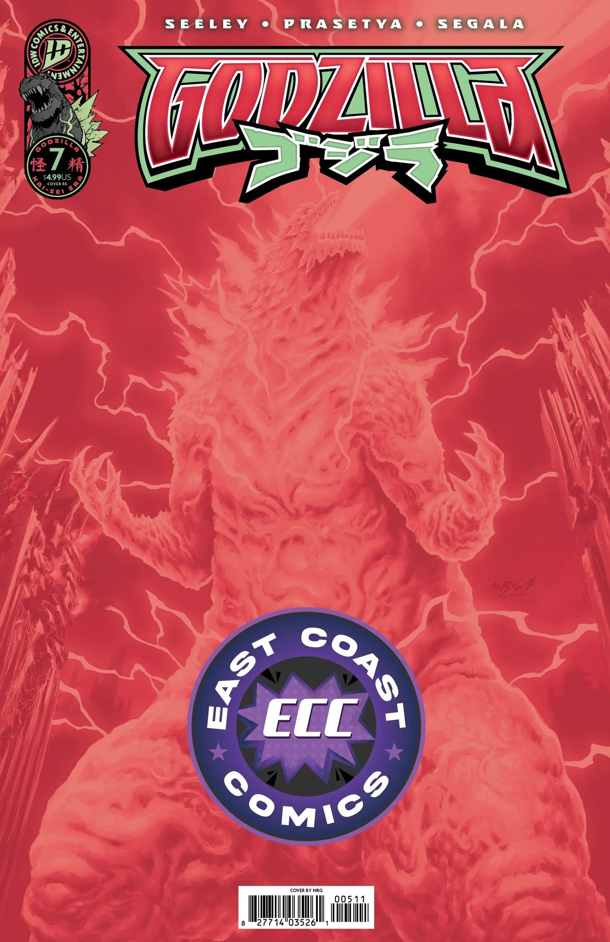 Godzilla [Kai-Sei Era] #7 - ECC NRG Exclusive Virgin FOIL (02/04/2026) East Coast Comics