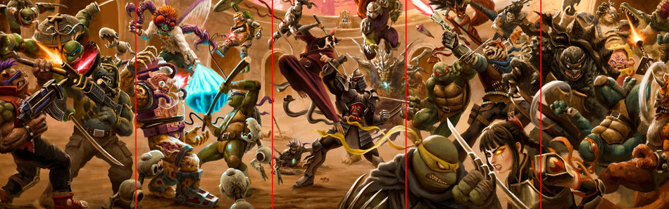 TMNT: Battle Nexus #1 - #5 Virgin - ECC NRG Exclusive (2/18/26) - SHIPS FEBRUARY