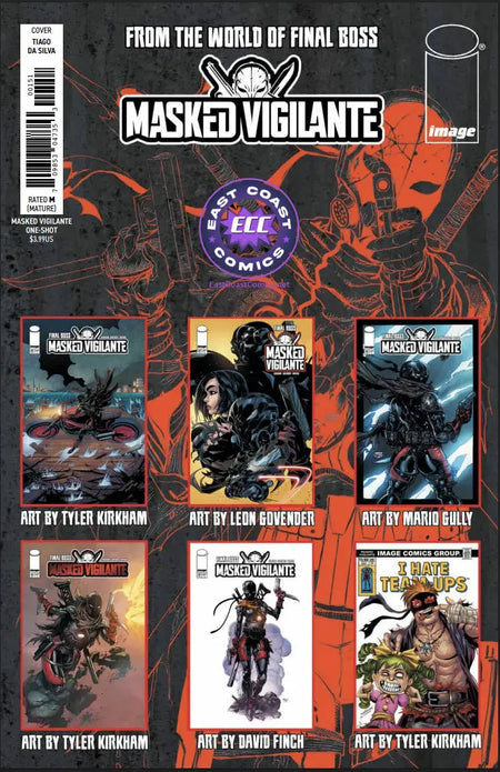 FINAL BOSS MASKED VIGILANTE (ONE SHOT) - ECC Tiago Da Silva Virgin Exclusive East Coast Comics