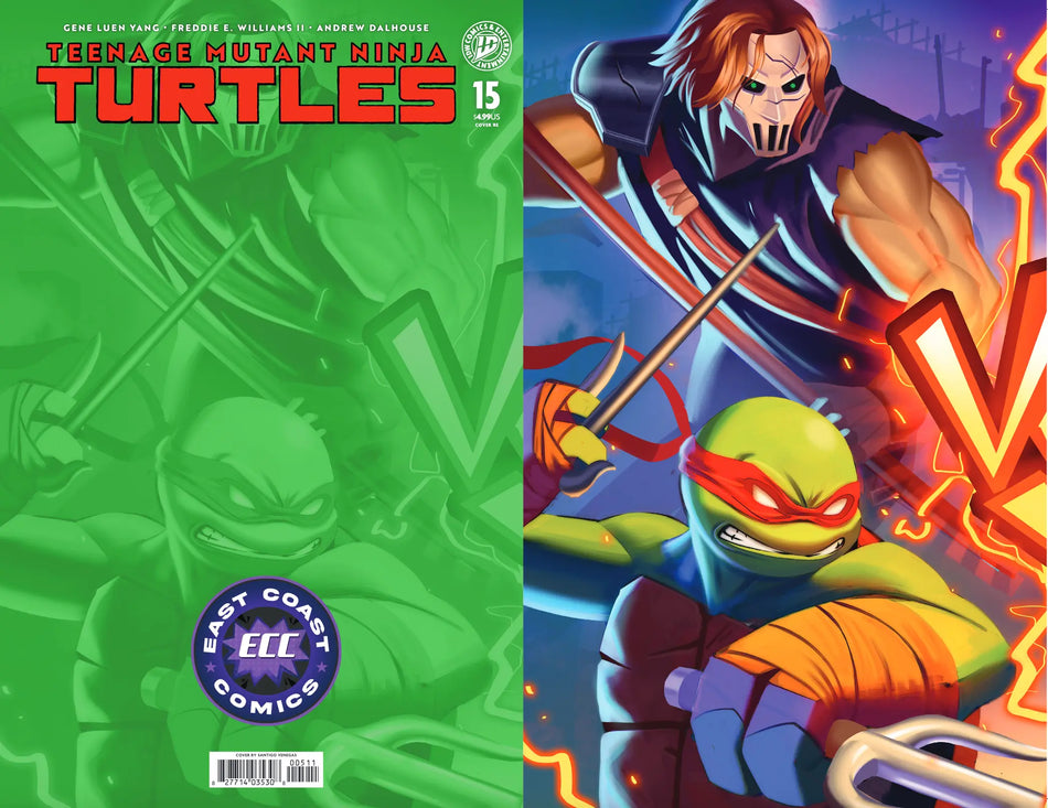 Teenage Mutant Ninja Turtles #15 - ECC Santiago Venegas Exclusive (Left Side) (2/11/26) East Coast Comics