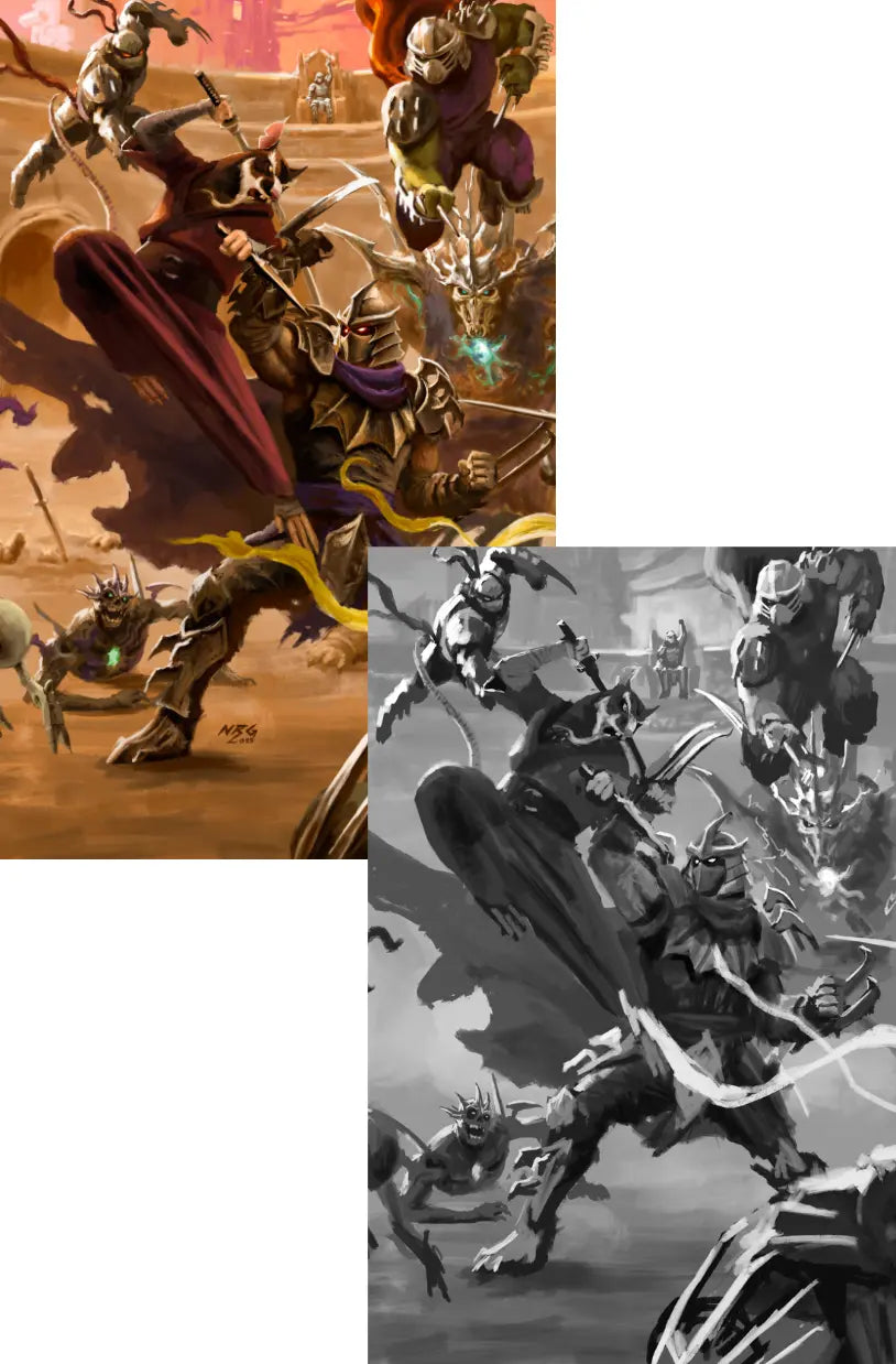 TMNT: Battle Nexus #3 Virgin - ECC NRG Exclusive (01/21/26) - SHIPS JANUARY East Coast Comics