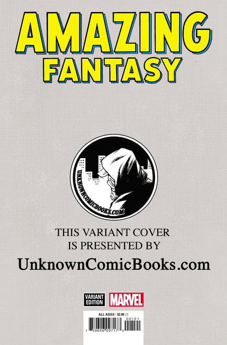 AMAZING FANTASY 15 FACSIMILE EDITION UNKNOWN COMICS EXCLUSIVE HOMAGE (10/09/2019) - East Coast Comics
