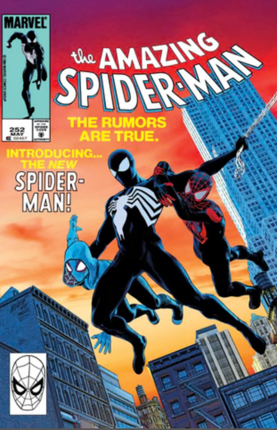 AMAZING SPIDER - MAN 252 FACSIMILE - Mike Mayhew Black Saber Comics Exclusive - East Coast Comics
