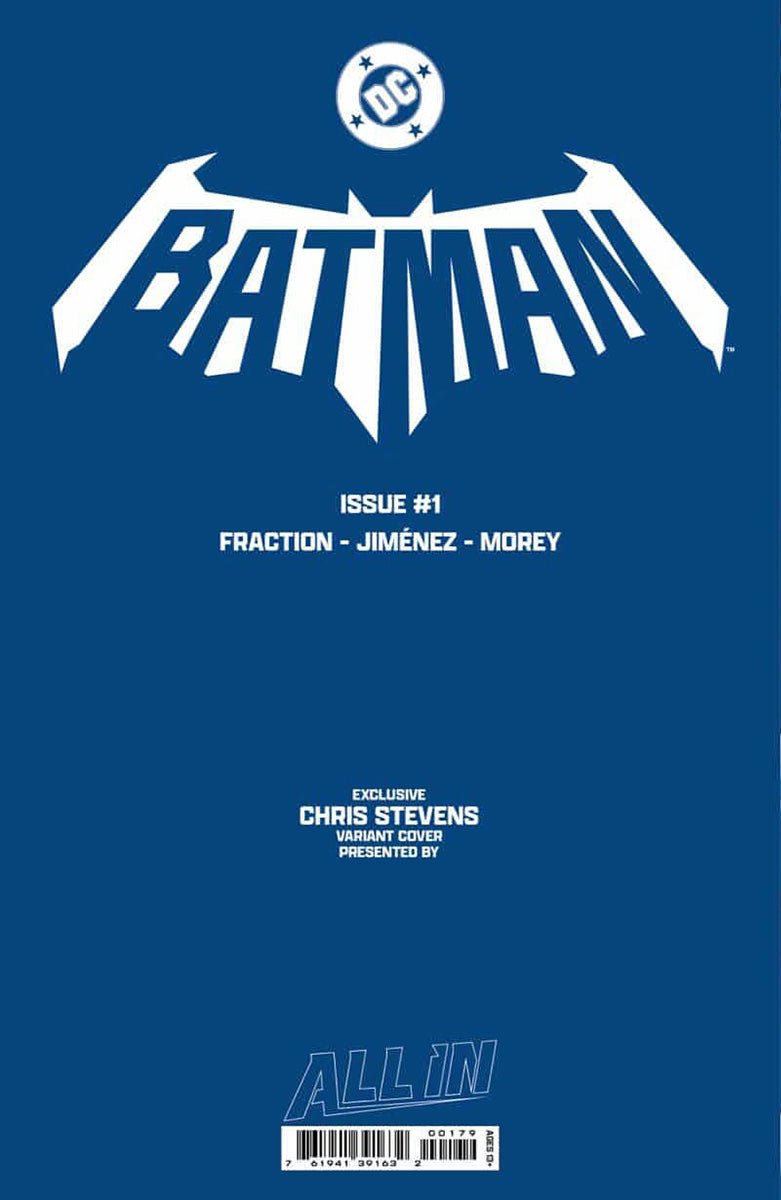 BATMAN 1 CHRIS STEVENS EXCLUSIVE VAR [09/10/2025] - East Coast Comics