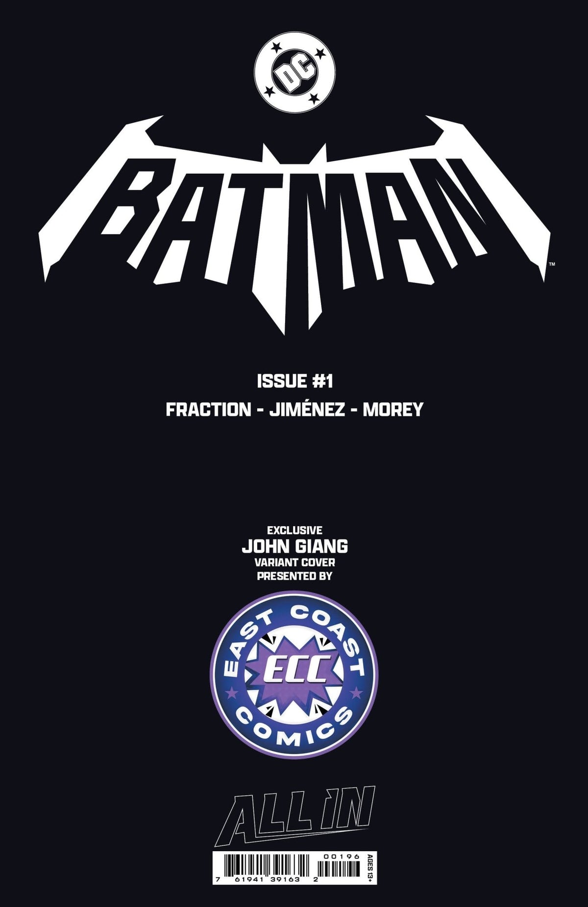 Batman 1 FOIL - ECC Exclusive John Giang Variant - East Coast Comics