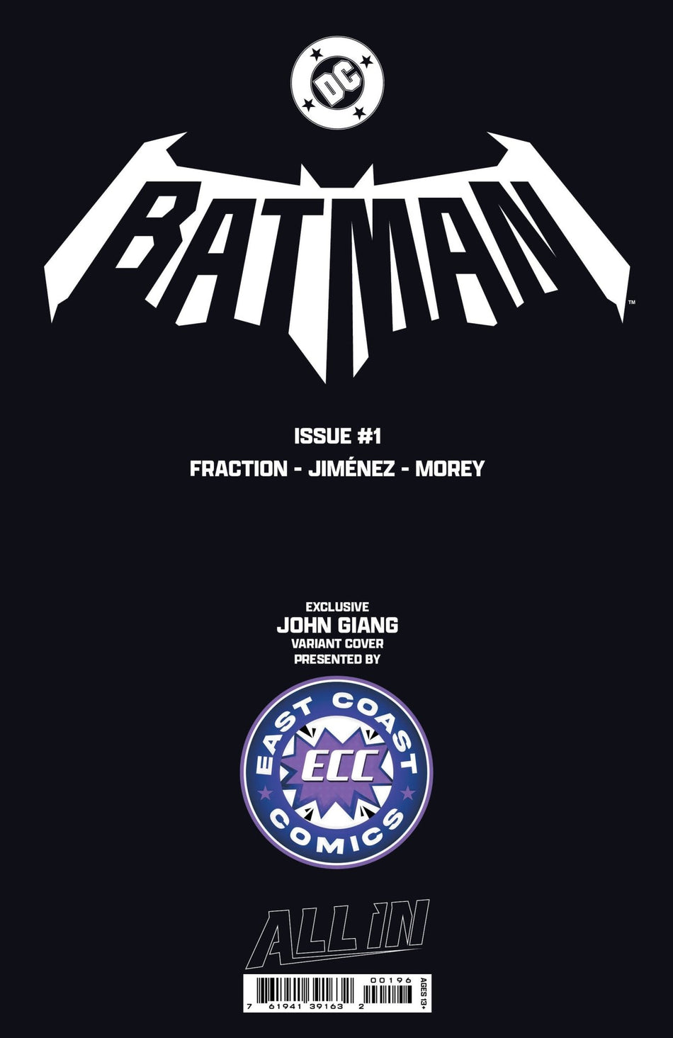 Batman 1 FOIL - ECC Exclusive John Giang Variant - East Coast Comics