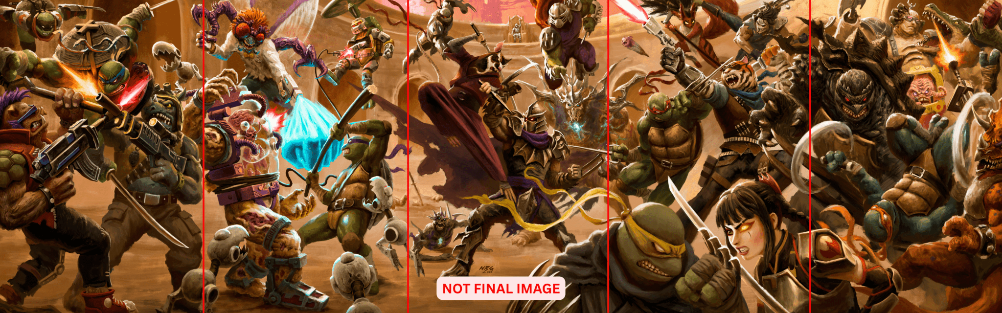 Battle Nexus 1 - 5 Virgin - ECC NRG Exclusive (2/18/26) - SHIPS FEBRUARY - East Coast Comics