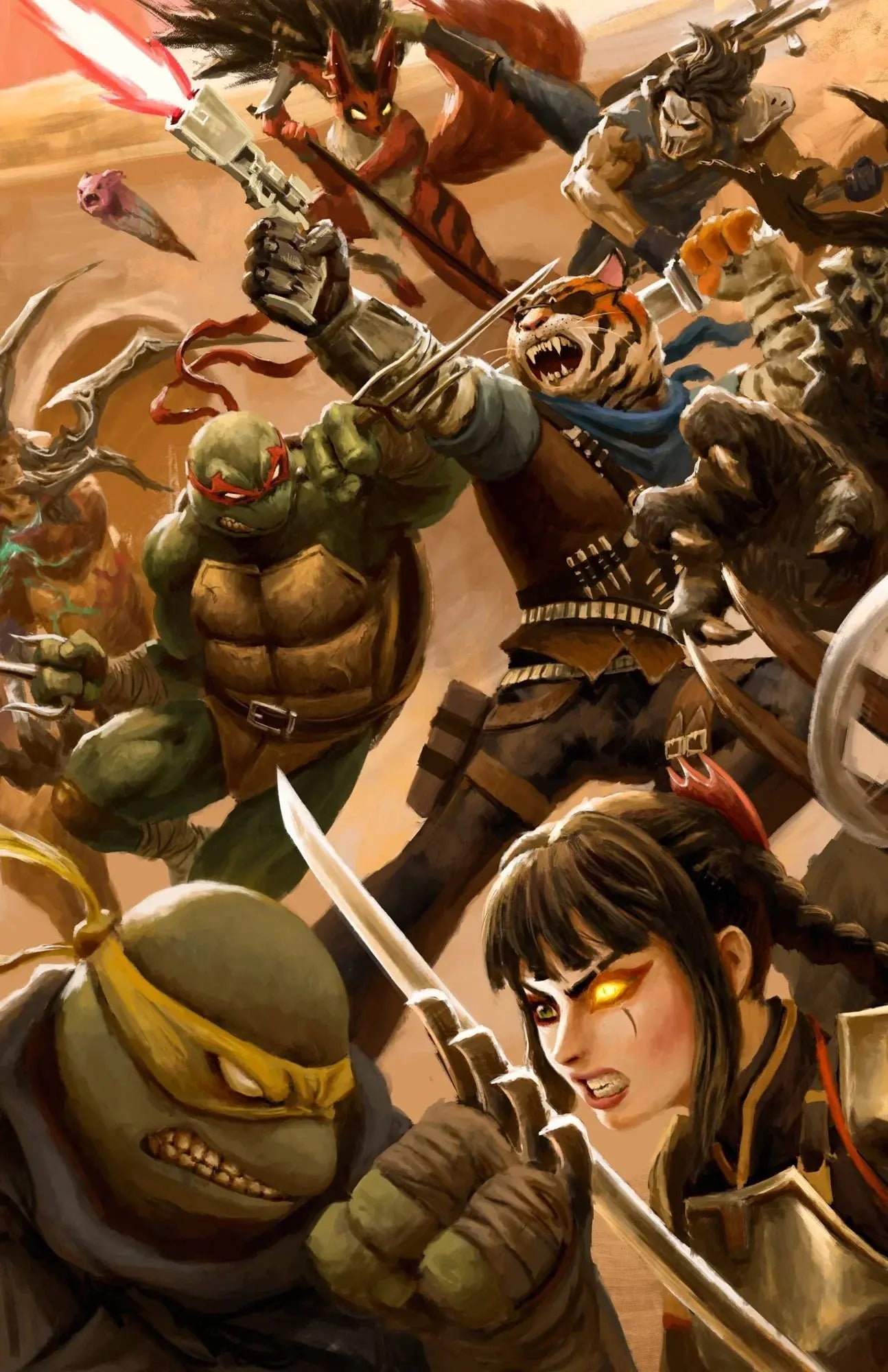 the fighting men's chronicle special TH… TMNT: Battle Nexus #4 Virgin - ECC NRG Exclusive – East Coast Comics