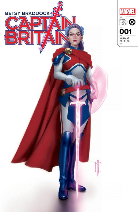 Betsy Braddock: Captain Britain 1 Unknown Comics Miguel Mercado Exclusive Virgin Vogue Var (02/22/2023) - East Coast Comics