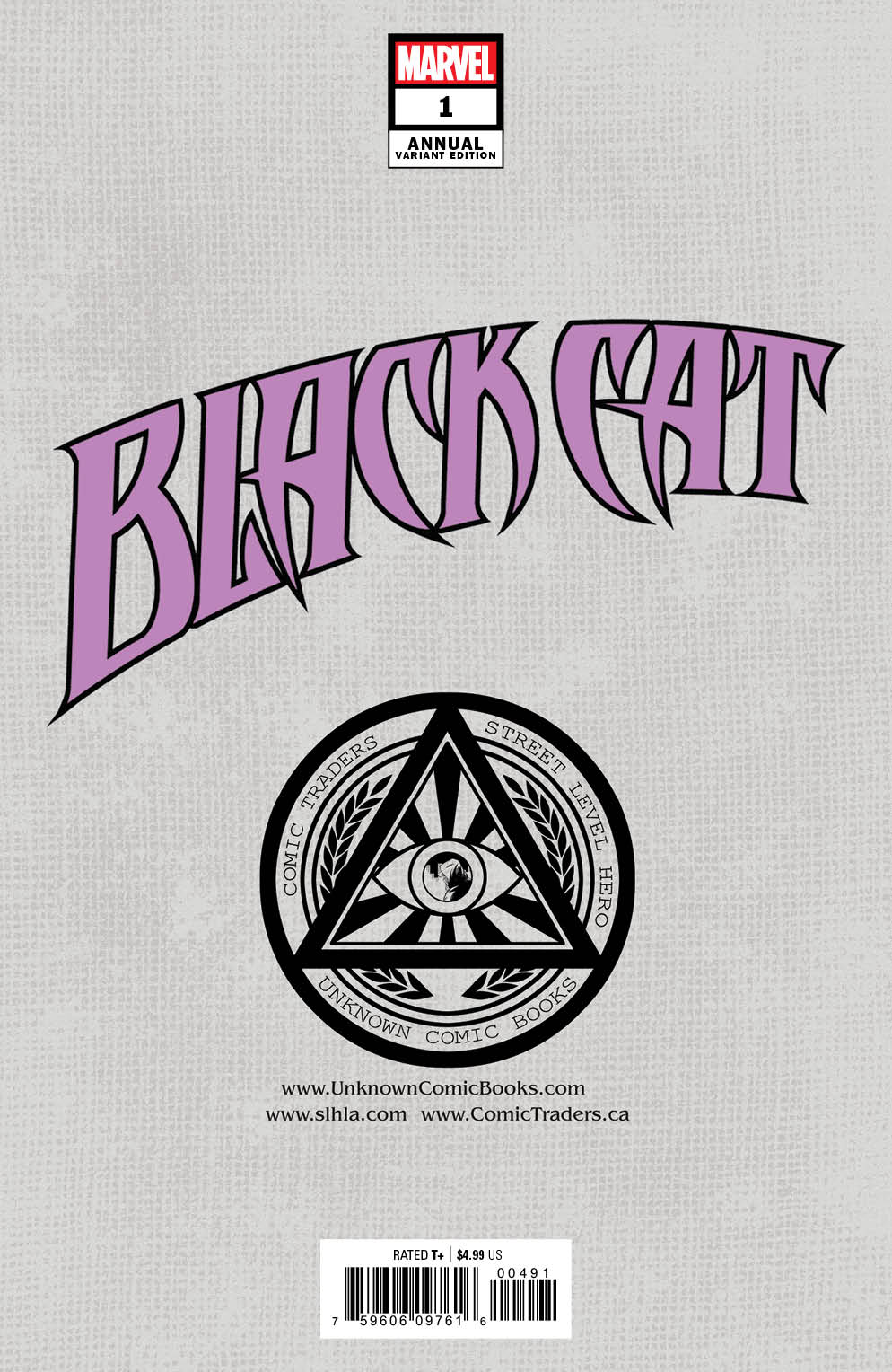 Black Cat Annual 1 Unknown Comics Stephen Segovia Exclusive Var Infd (06/30/2021) - East Coast Comics