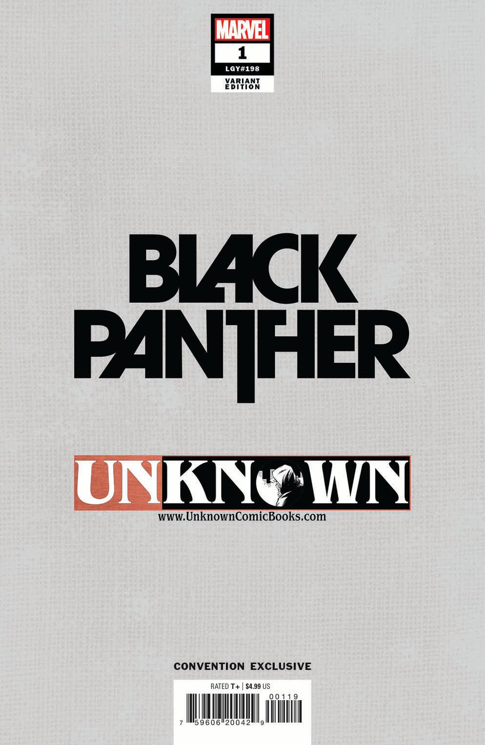 BLACK PANTHER 1 UNKNOWN COMICS DAVID NAKAYAMA EXCLUSIVE VIRGIN 5 YEAR ANNIVERSARY VAR (11/10/2021) (11/24/2021) - East Coast Comics