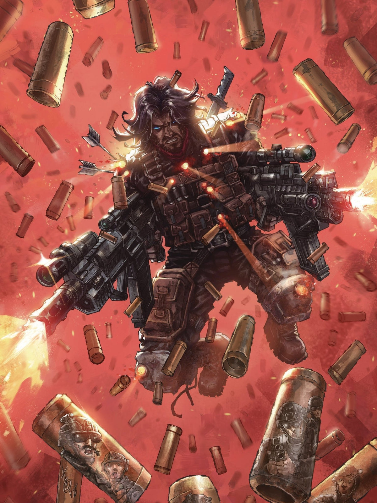 BRZRKR 1 - 7th Printing Alan Quah Virgin Foil Variant - Afshari Comics Exclusive - East Coast Comics