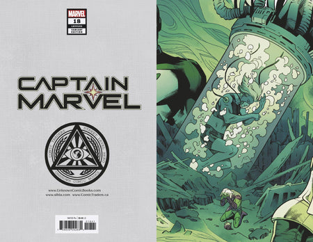 CAPTAIN MARVEL 18 UNKNOWN COMICS EXCLUSIVE 2ND PTG SMITH VIRGIN VAR EMP (09/02/2020) - East Coast Comics