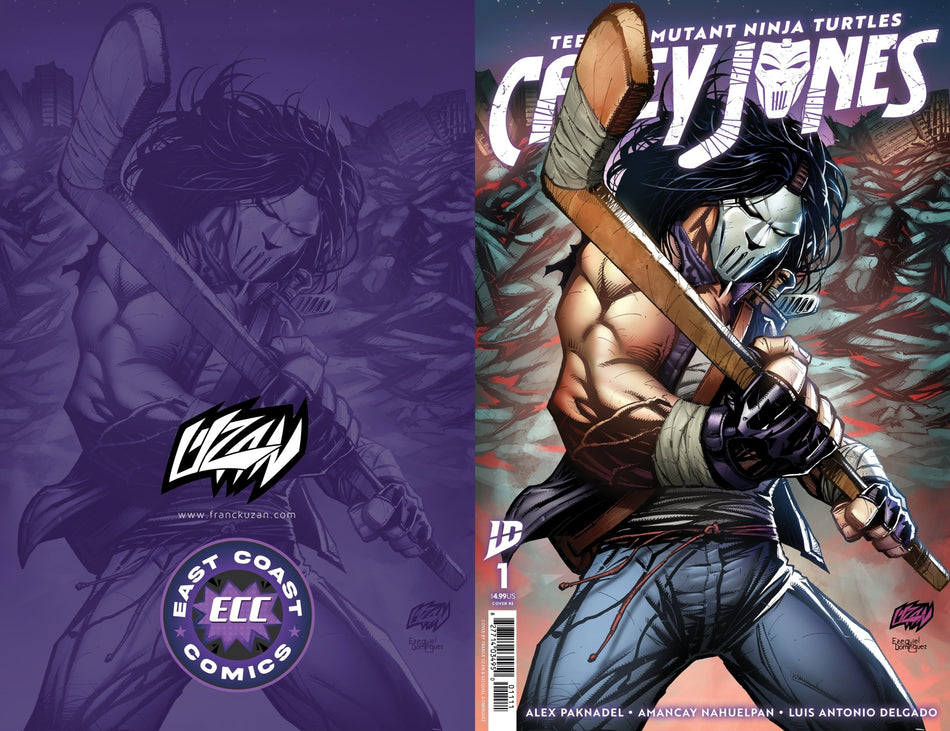 Casey Jones 1 - ECC Exclusive Franck Uzan Variant - East Coast Comics