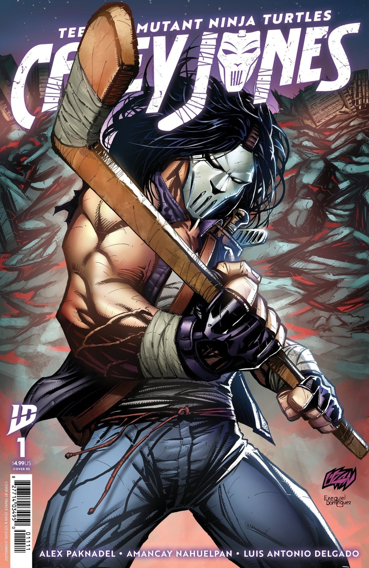 Casey Jones 1 - ECC Exclusive Franck Uzan Variant - East Coast Comics