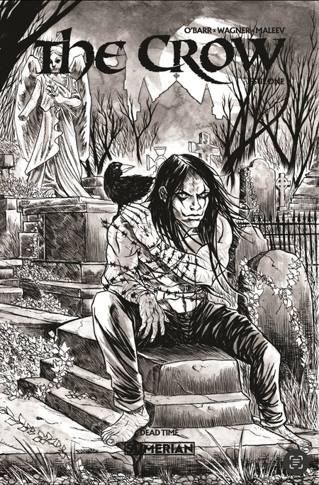 Crow Dead time 1 Black Saber Comics Exclusive by Jason Flowers - East Coast Comics