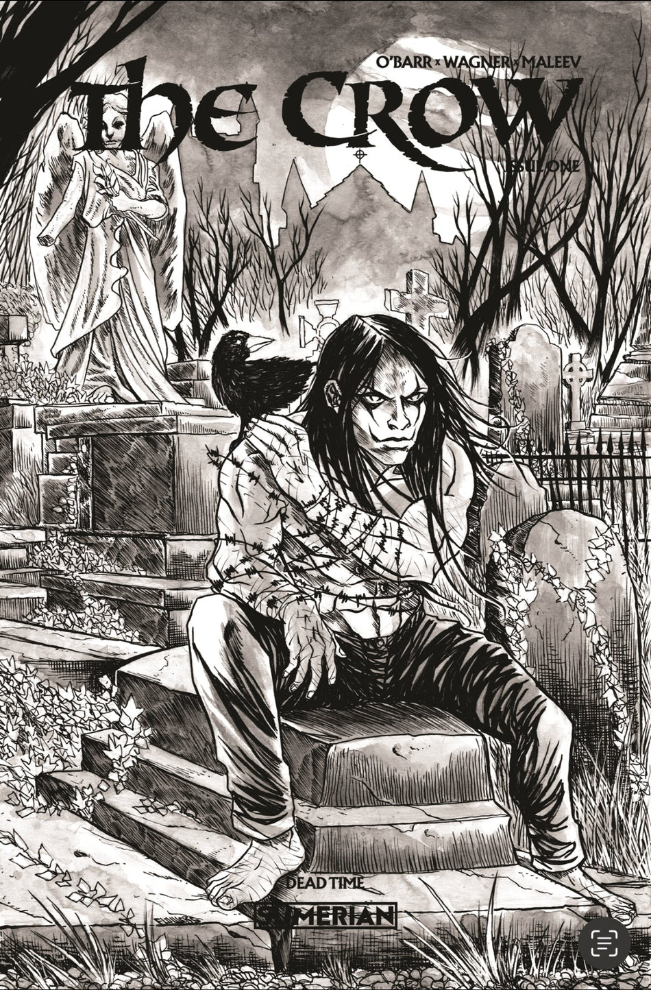 Crow Dead time 1 Black Saber Comics Exclusive by Jason Flowers - East Coast Comics